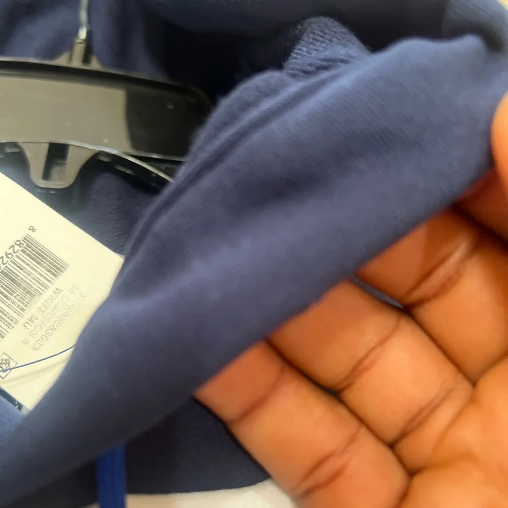 Polo Ralph‎ Lauren white Performance Terry Hoodie Men XL FLAWED READ BELLOW